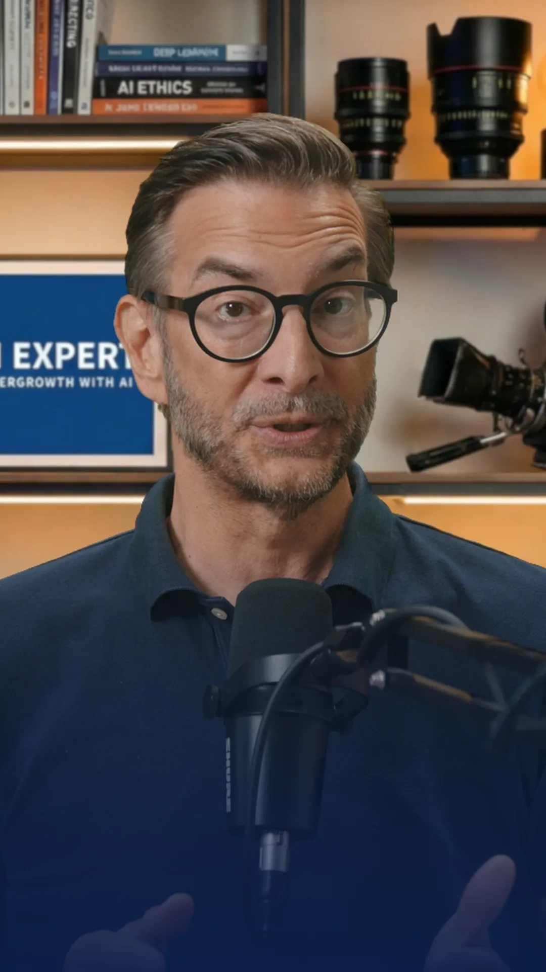 AI Expert Academy founder explaining the AI training platform